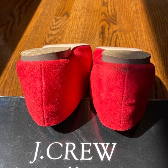 J. CREW Microsuede Tassel Loafer- Belvedere Red - Picture 3 of 9
